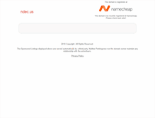 Tablet Screenshot of ndec.us